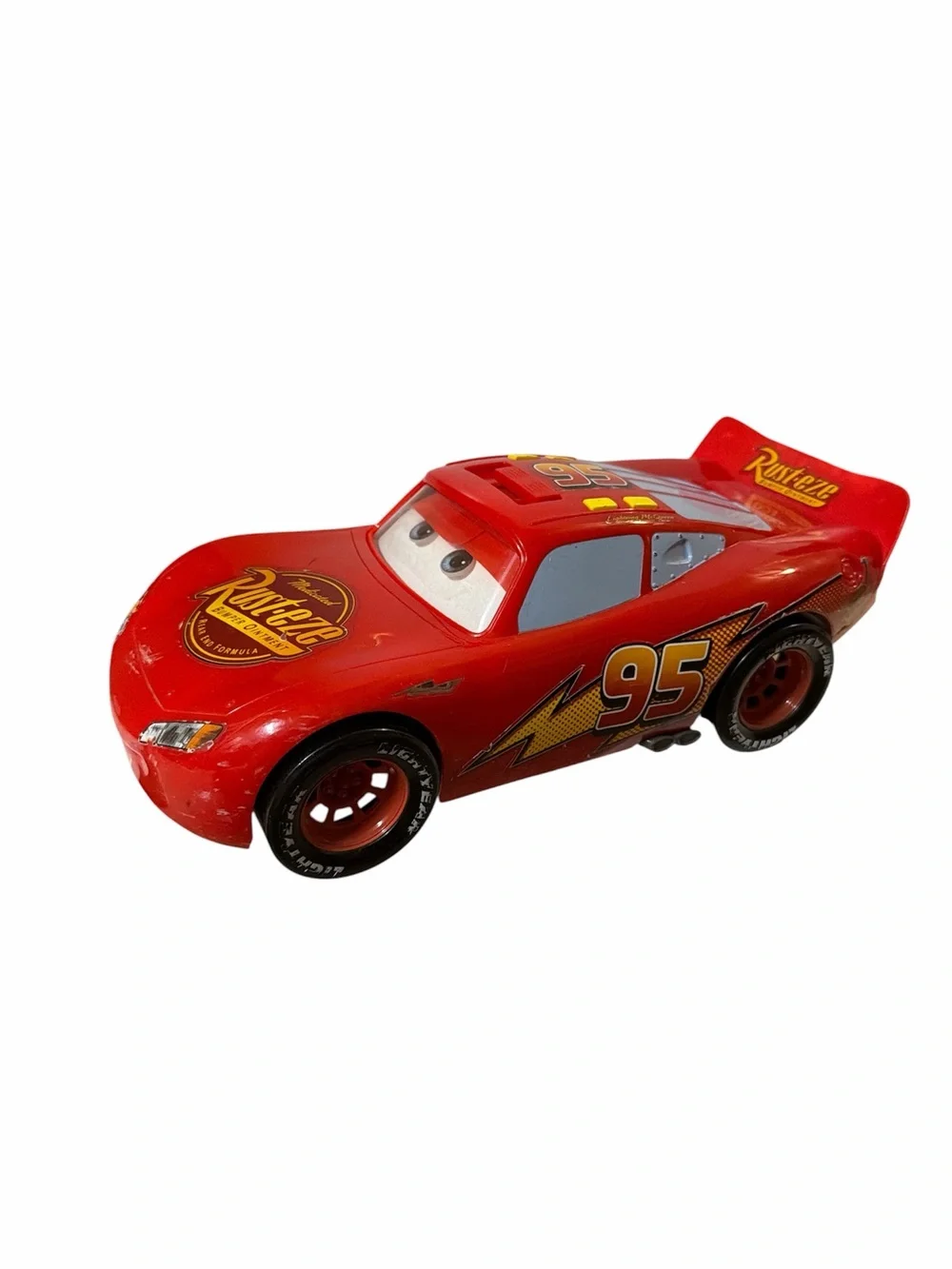 Disney Pixar Cars Lightning McQueen Toy Car Expressions Bar - Eye Movement 14 in